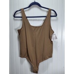 Women's Auden Unlined Thong Cut Bodysuit Size X Large New